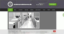 Desktop Screenshot of hvidevaredoktoren.dk